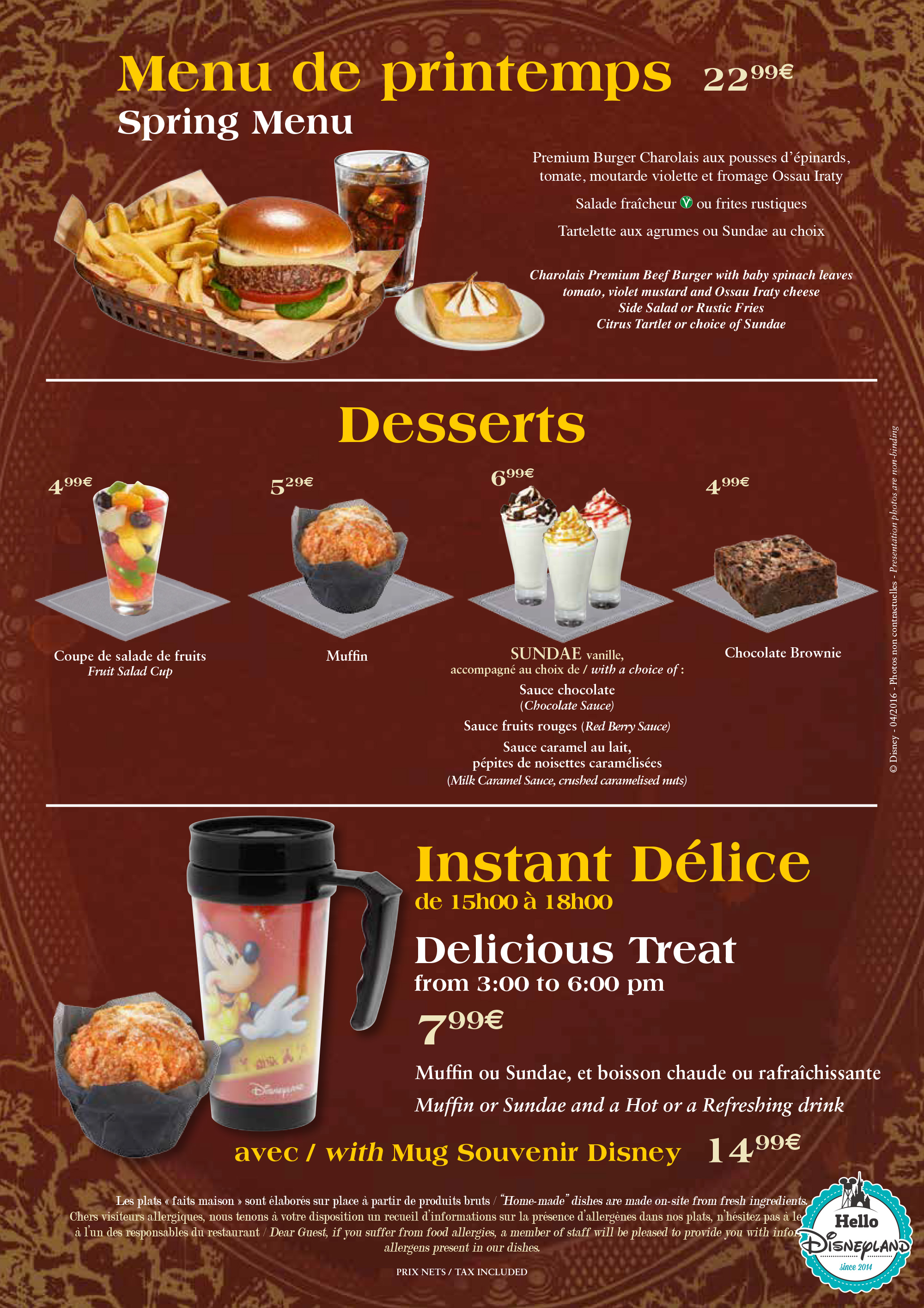 Coupons disneyland paris restaurants