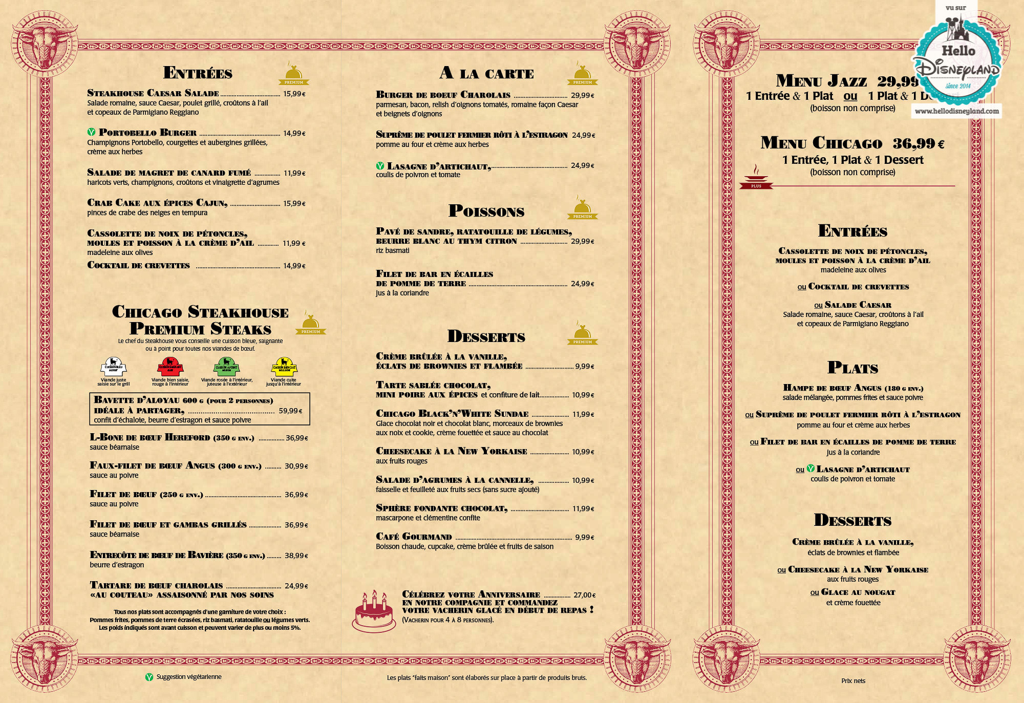 Le Sejour Cafe Menu Le Sejour Cafe Menu