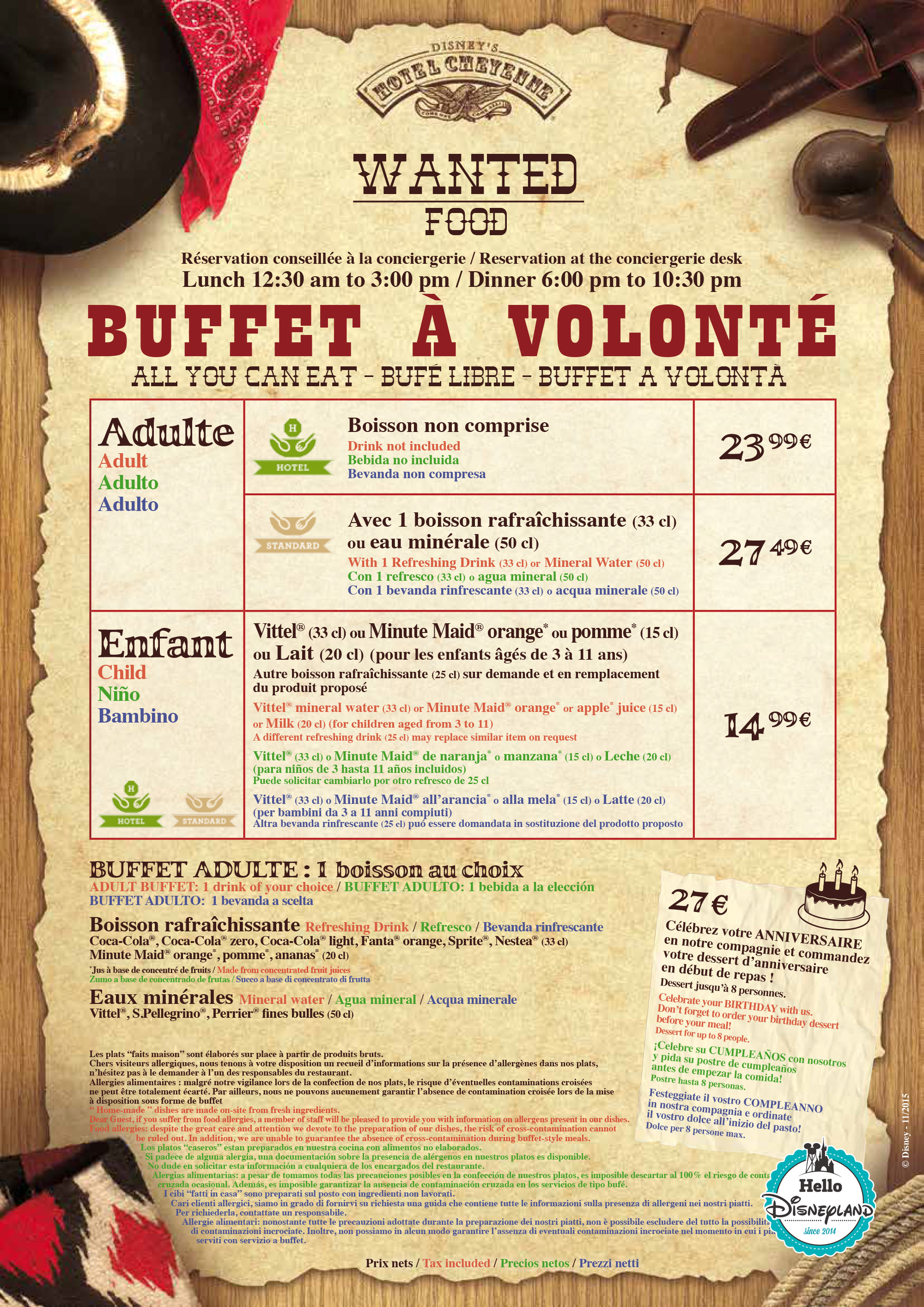 Horseshoe Restaurant Menu Horseshoe Restaurant Menu