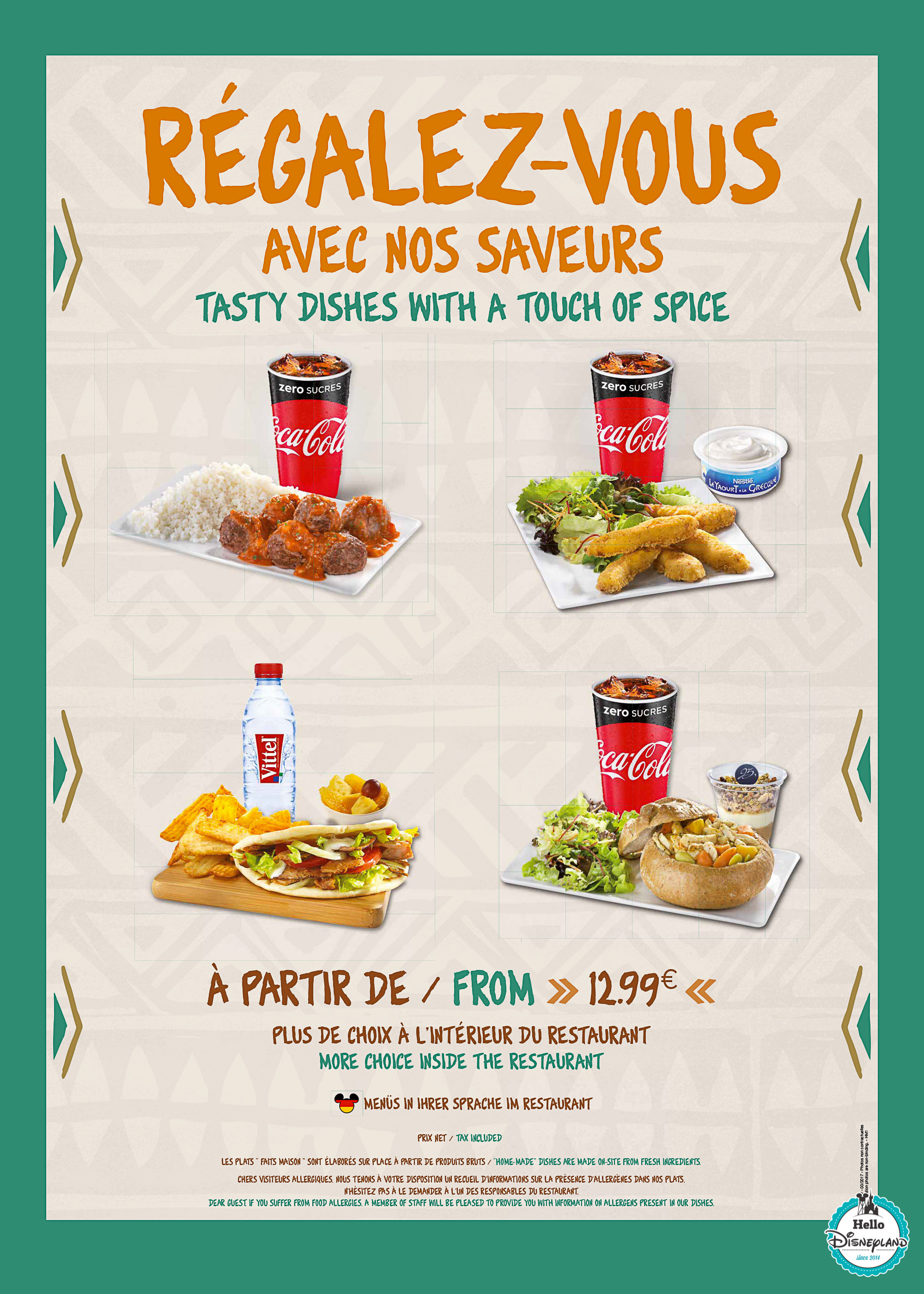 Meal coupons disneyland paris