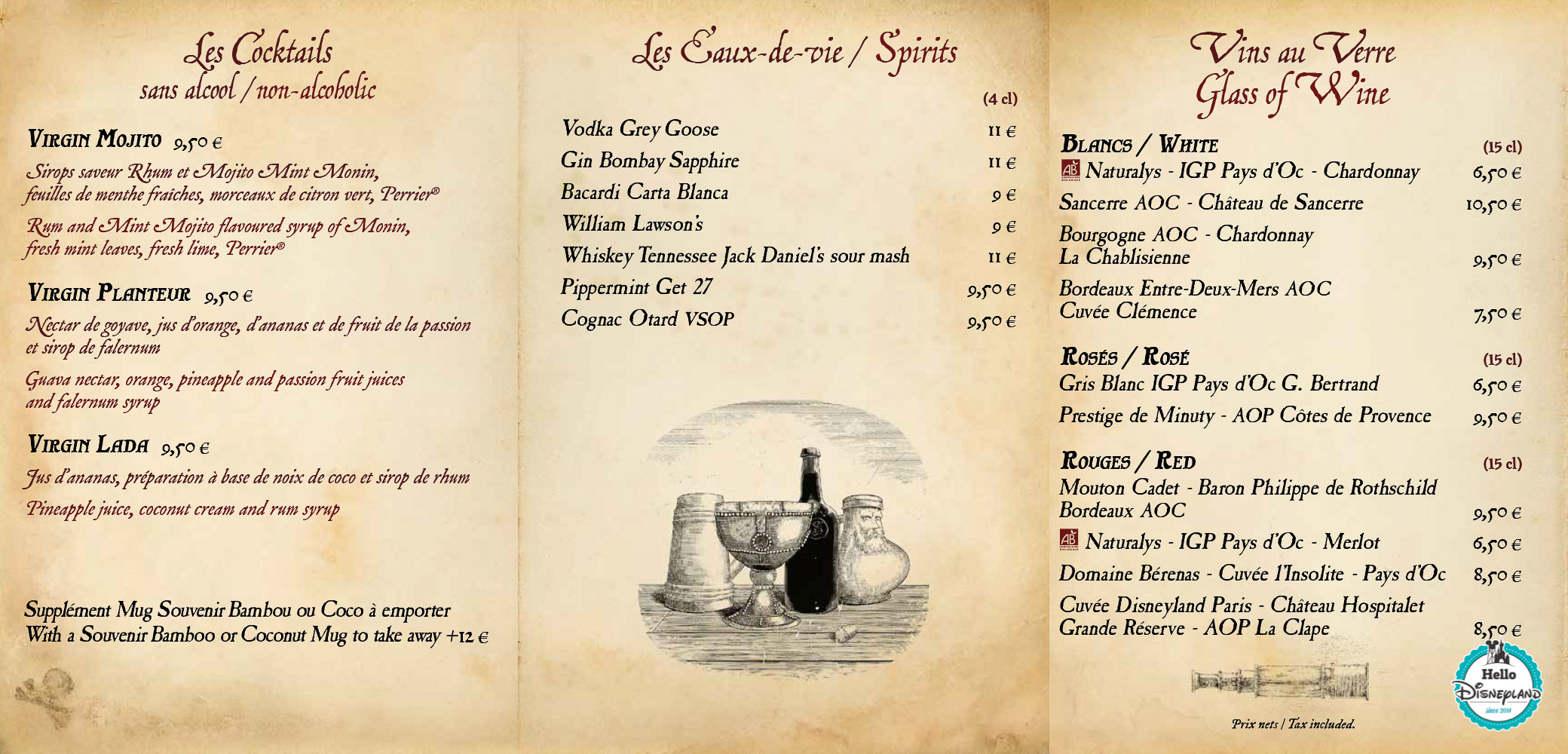 Captain Jack's Restaurant des Pirates Hello Disneyland