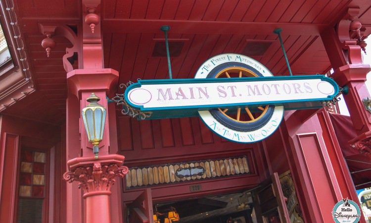Main Street Motors Boutique Disneyland Paris