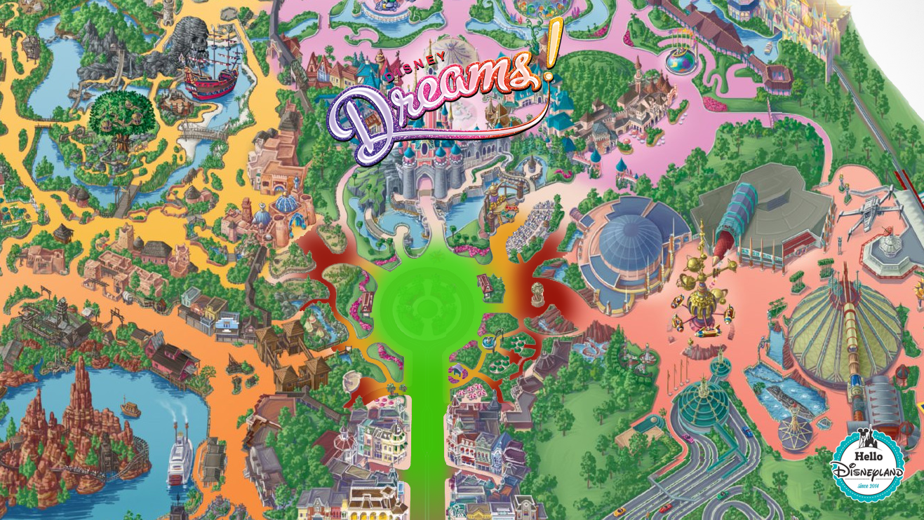 Où se placer pour le spectacle Disney Dreams ?