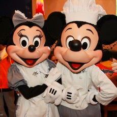 Personnages Café Mickey