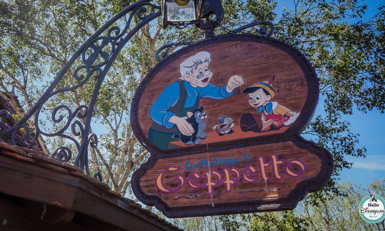 La Bottega di Gepetto - Boutique Pinocchio Disneyland Paris