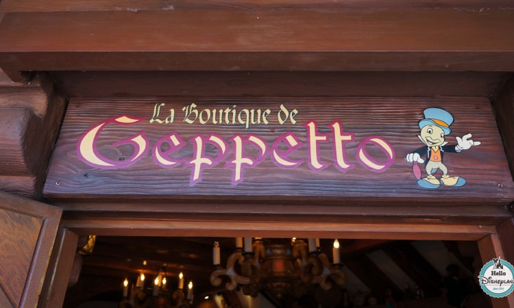 La Bottega di Gepetto - Boutique Pinocchio Disneyland Paris