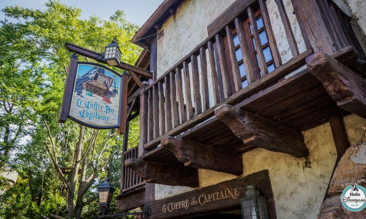 Le coffre du capitaine - boutique pirates disneyland paris