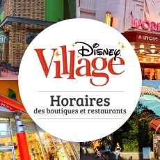 Horaires restaurant Disney Village