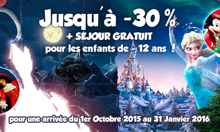 promotions 2015 Noel et Halloween disneyland Paris