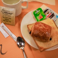 petit déjeuner standard du Sequoia Lodge