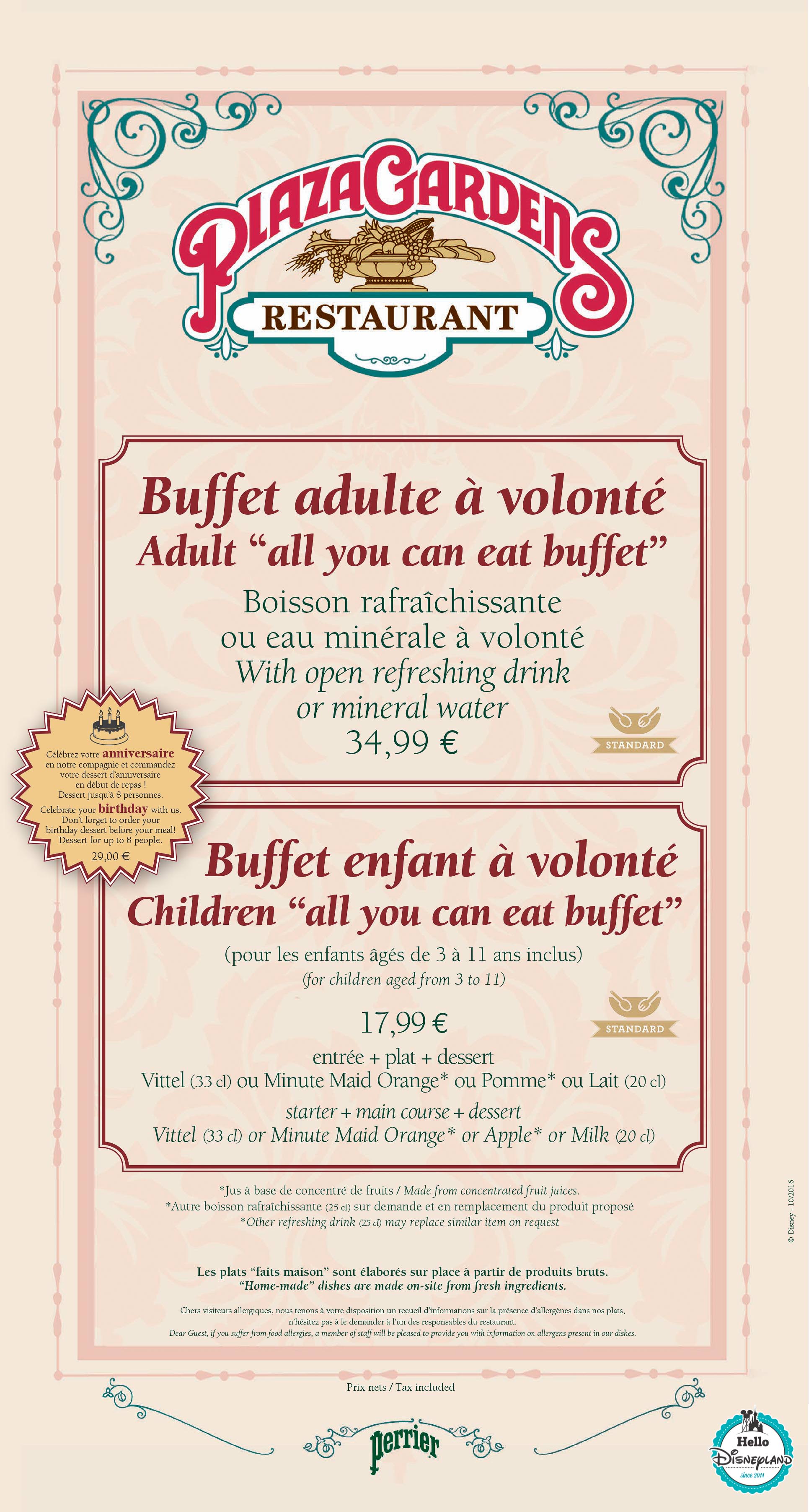 Plaza Gardens Restaurant Menu Plaza Gardens Restaurant Menu