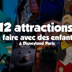 meilleures attractons pour enfants à Disneyland