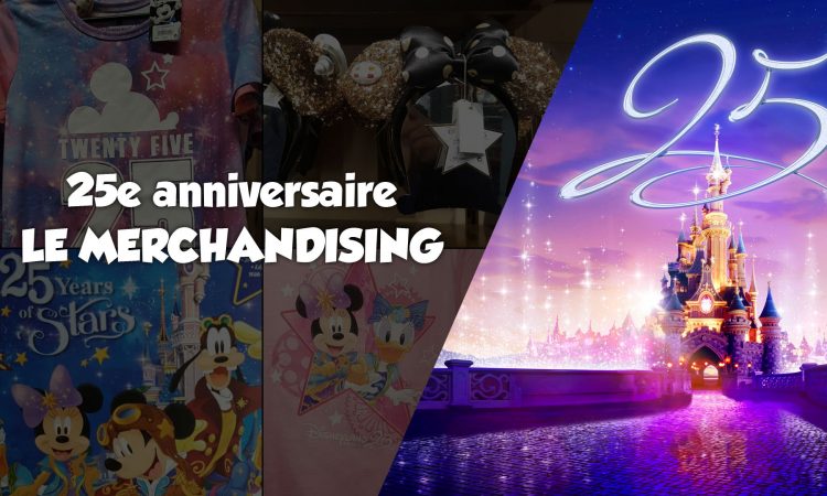 Merchandising shopping 25 ans - Disneyland Paris