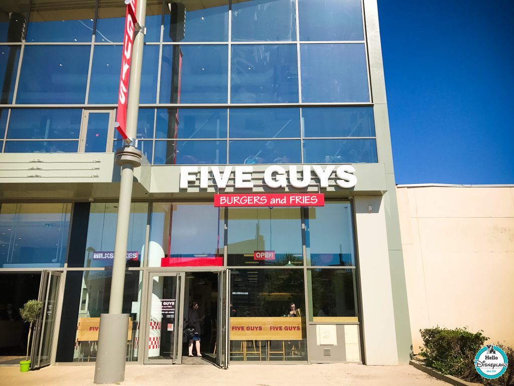 Five Guys au Disney Village
