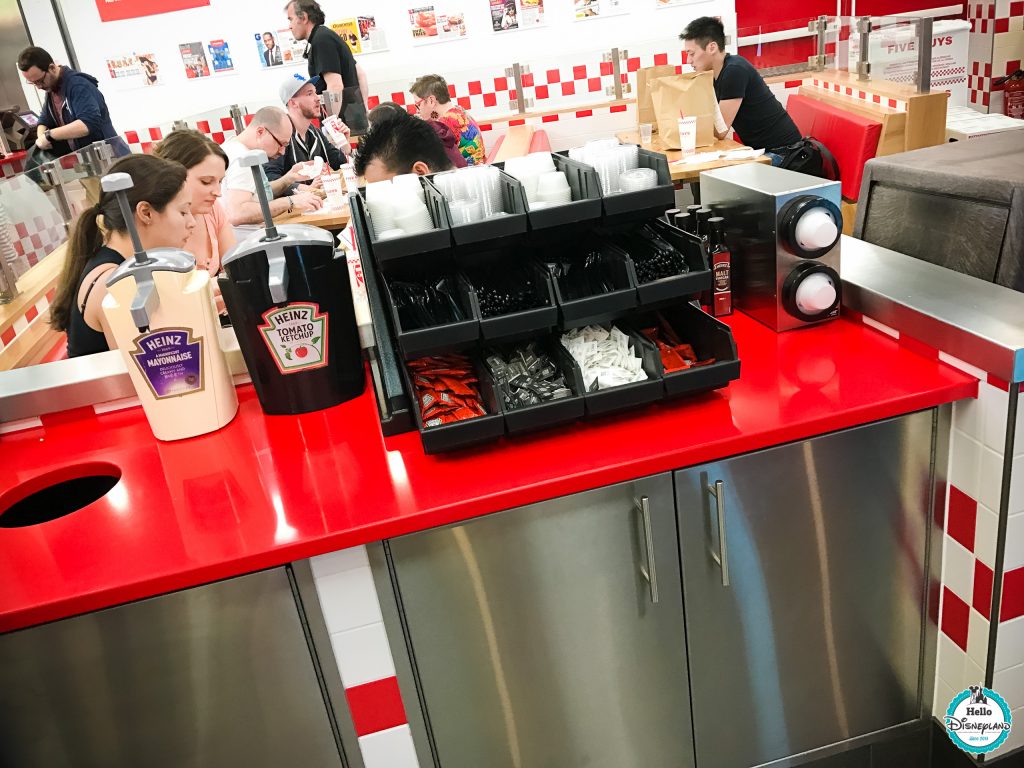 Five Guys au Disney Village