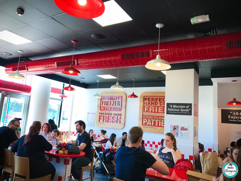 Five Guys au Disney Village