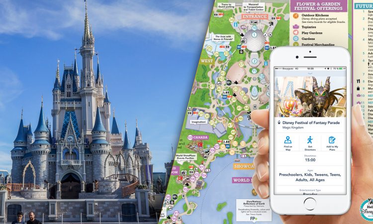 Plans, programme etr application Walt Disney World