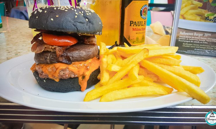 Burger Halloween - Annettes Diner Disneyland Paris-4
