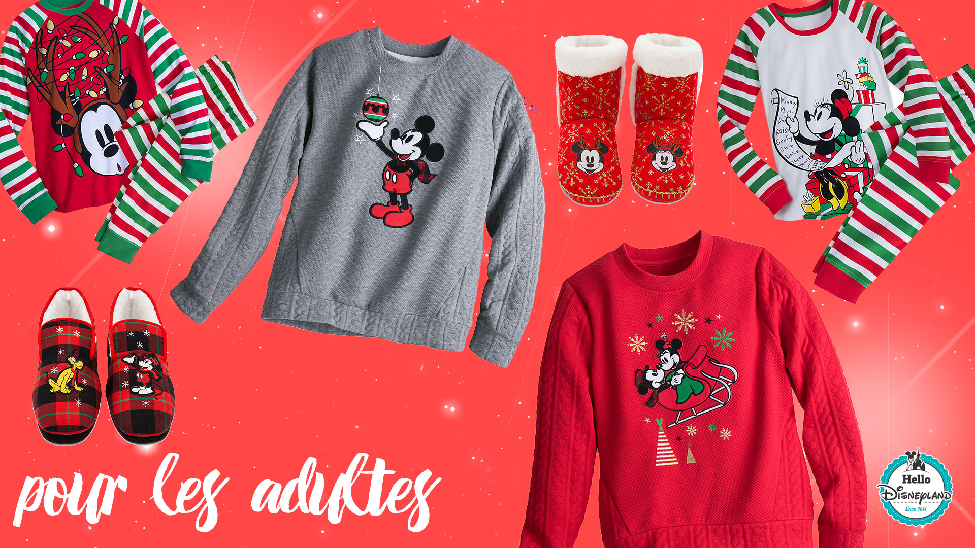 prêt à porter noel adulte disney