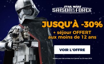 Séjours 2018 : Jusqu’à -30% + Séjour GRATUIT Pour Les Moins De 12 Ans