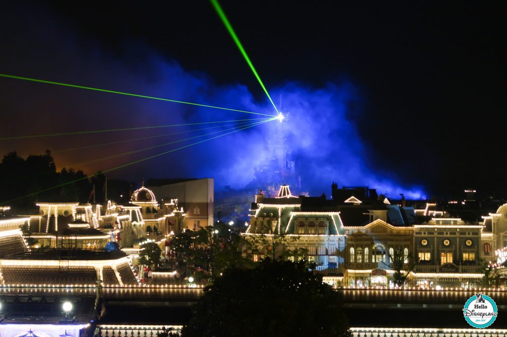 Vue sur Illuminations depuis la terrasse du Founders Club