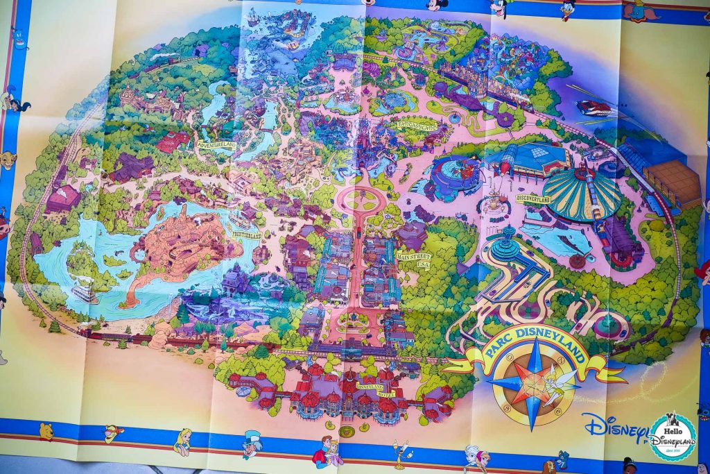 Disneyland Paris Fun Map 2019-12