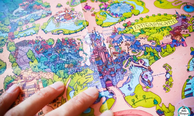 Disneyland Paris Fun Map 2019-12