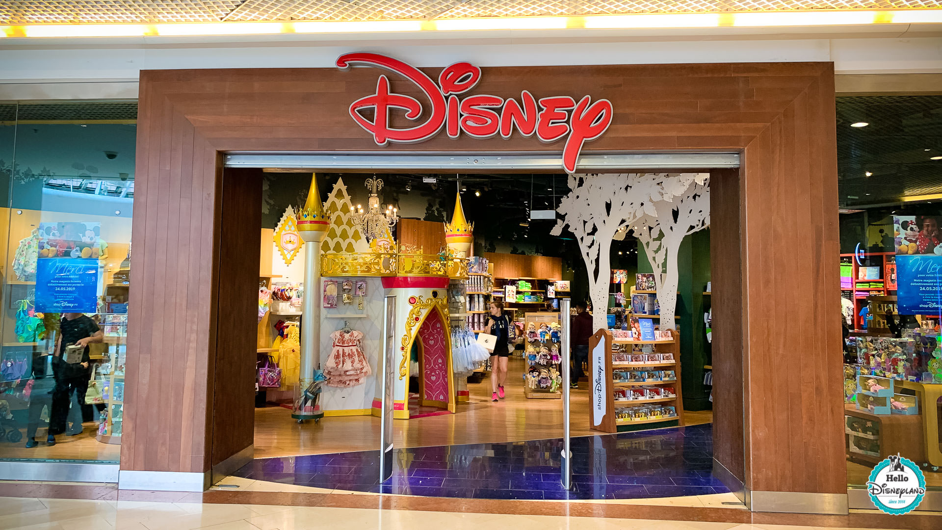 Fermeture définitive du Disney Store Lyon Part Dieu
