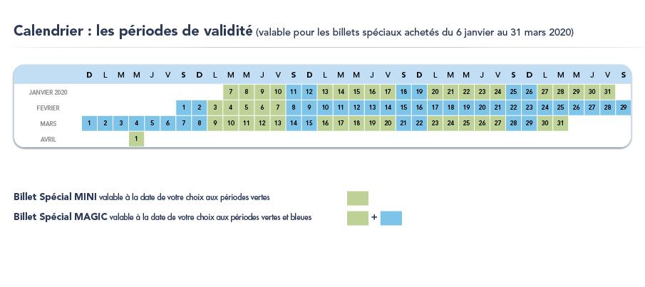 Promo billet Disneyland Paris hiver 2020