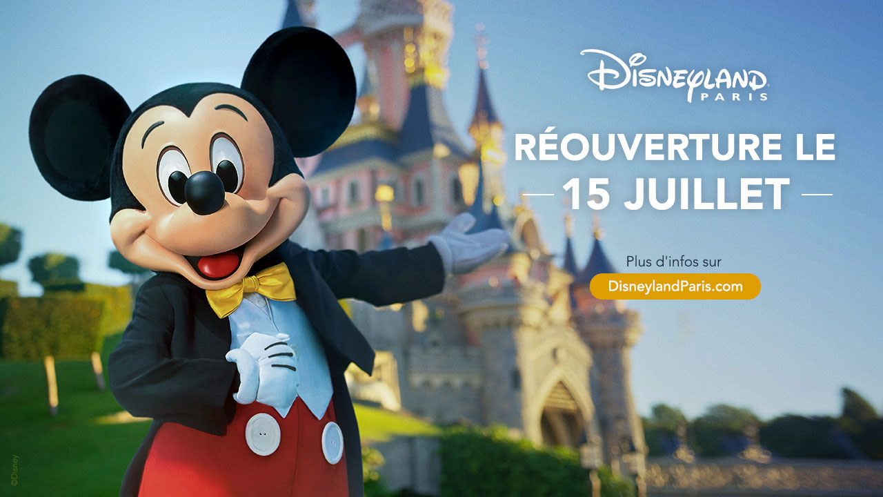 reouverture disneyland paris 15 juillet 2020