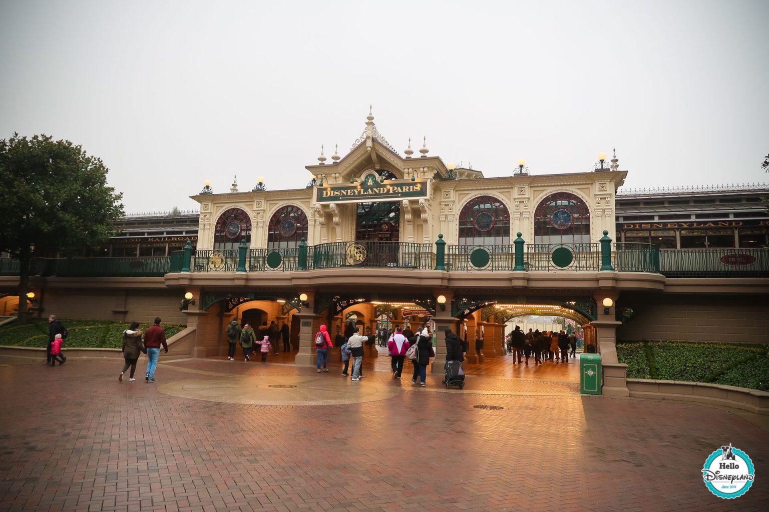 Disneyland Paris Railroad Main Street Station Hello Disneyland
