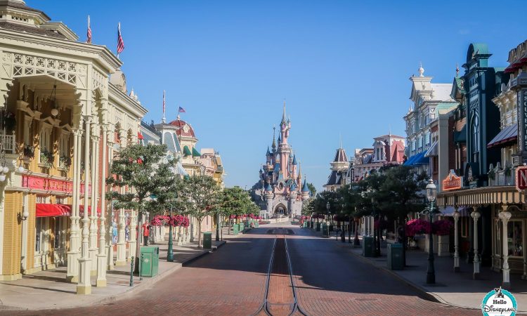 Reouverture Disneyland Paris - vide pendant sa fermeture