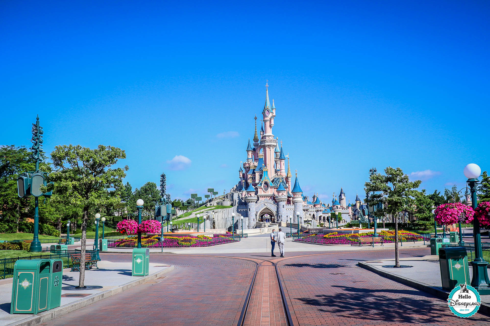 Disneyland Paris pendant sa fermeture