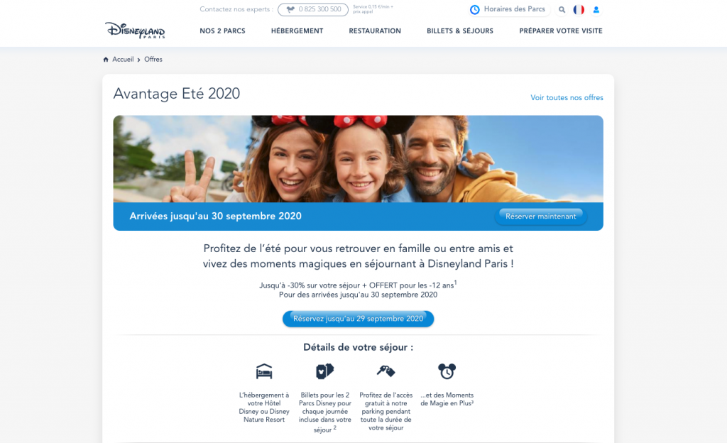 promo disney été 2020