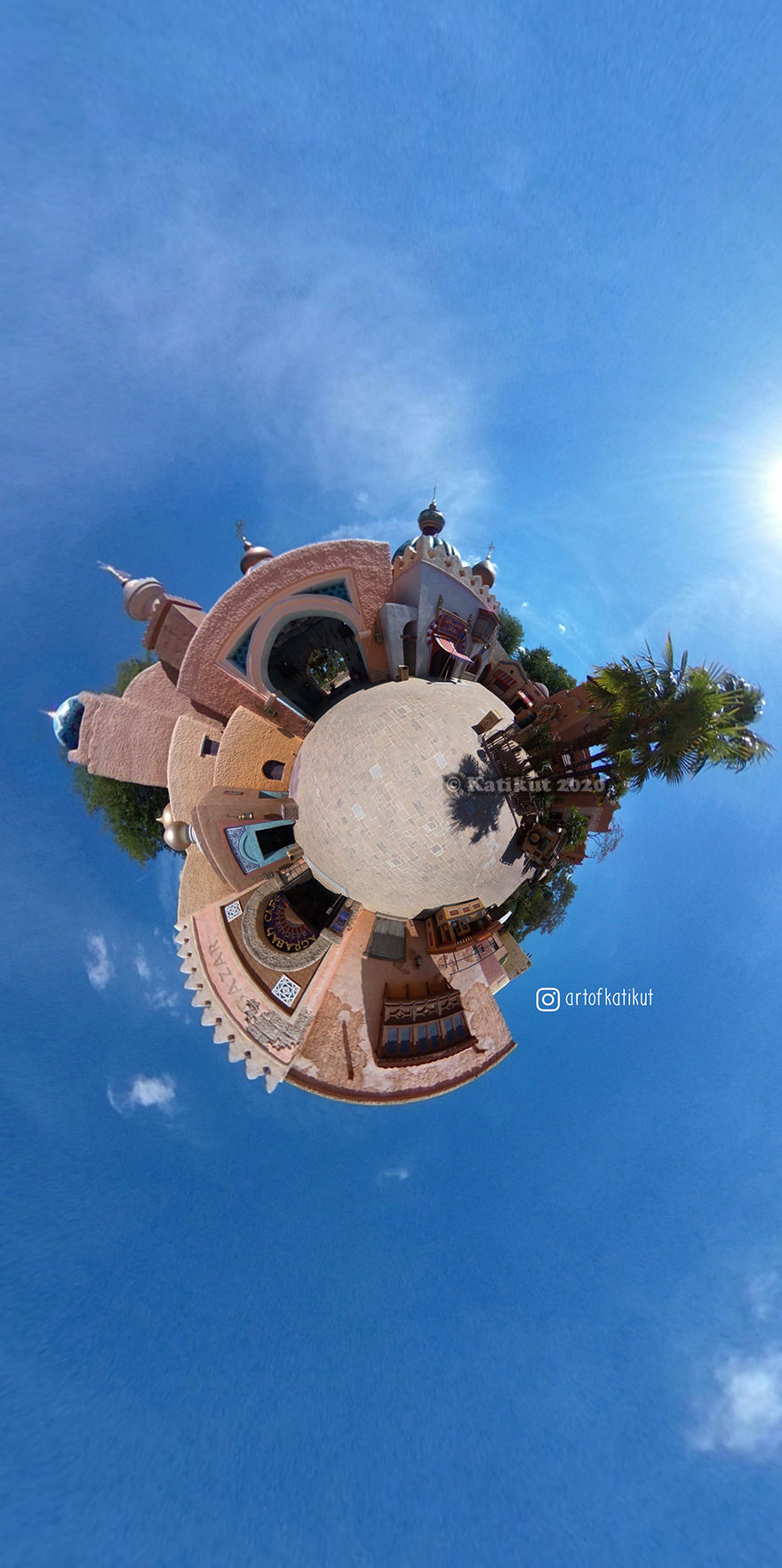 Planete disneyland Paris 360 Fisheye