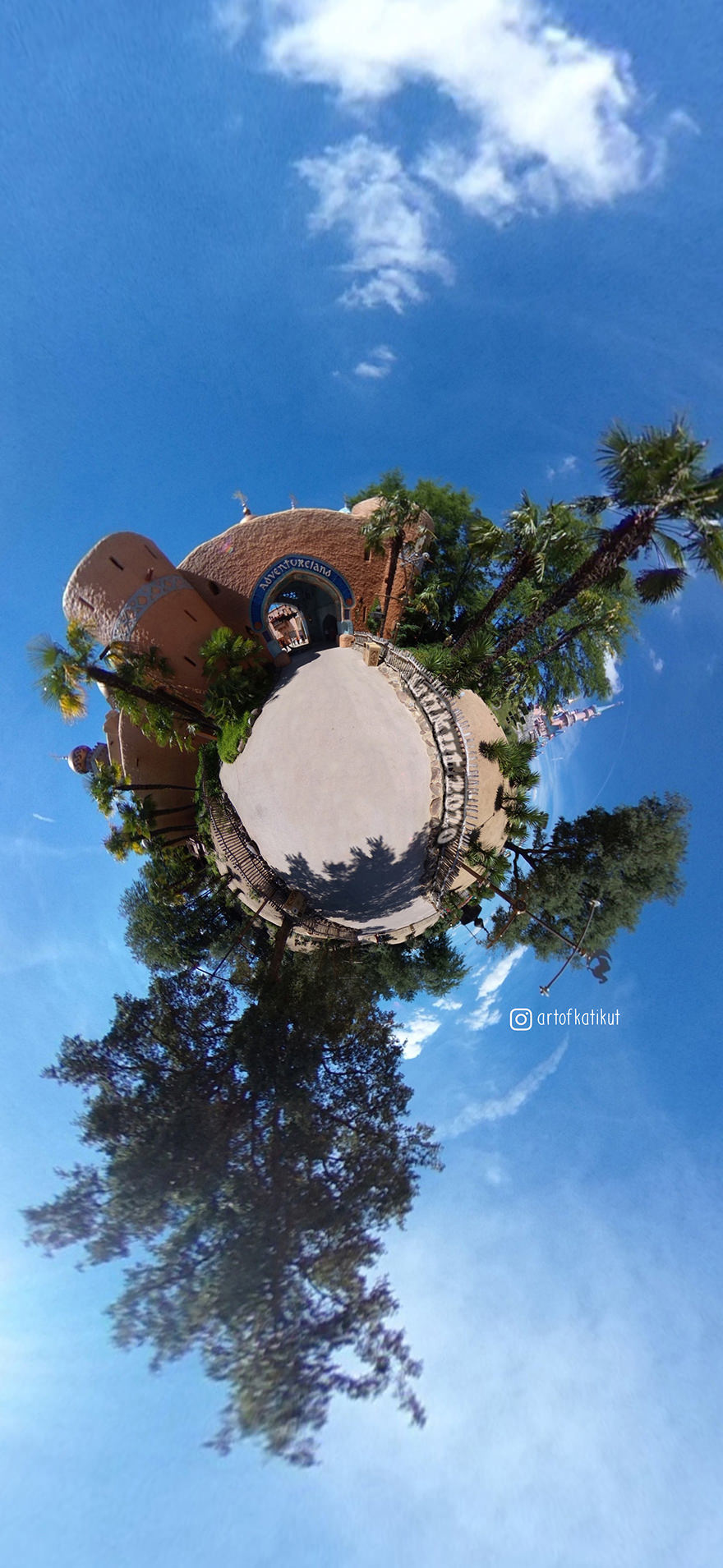 Planete disneyland Paris 360 Fisheye