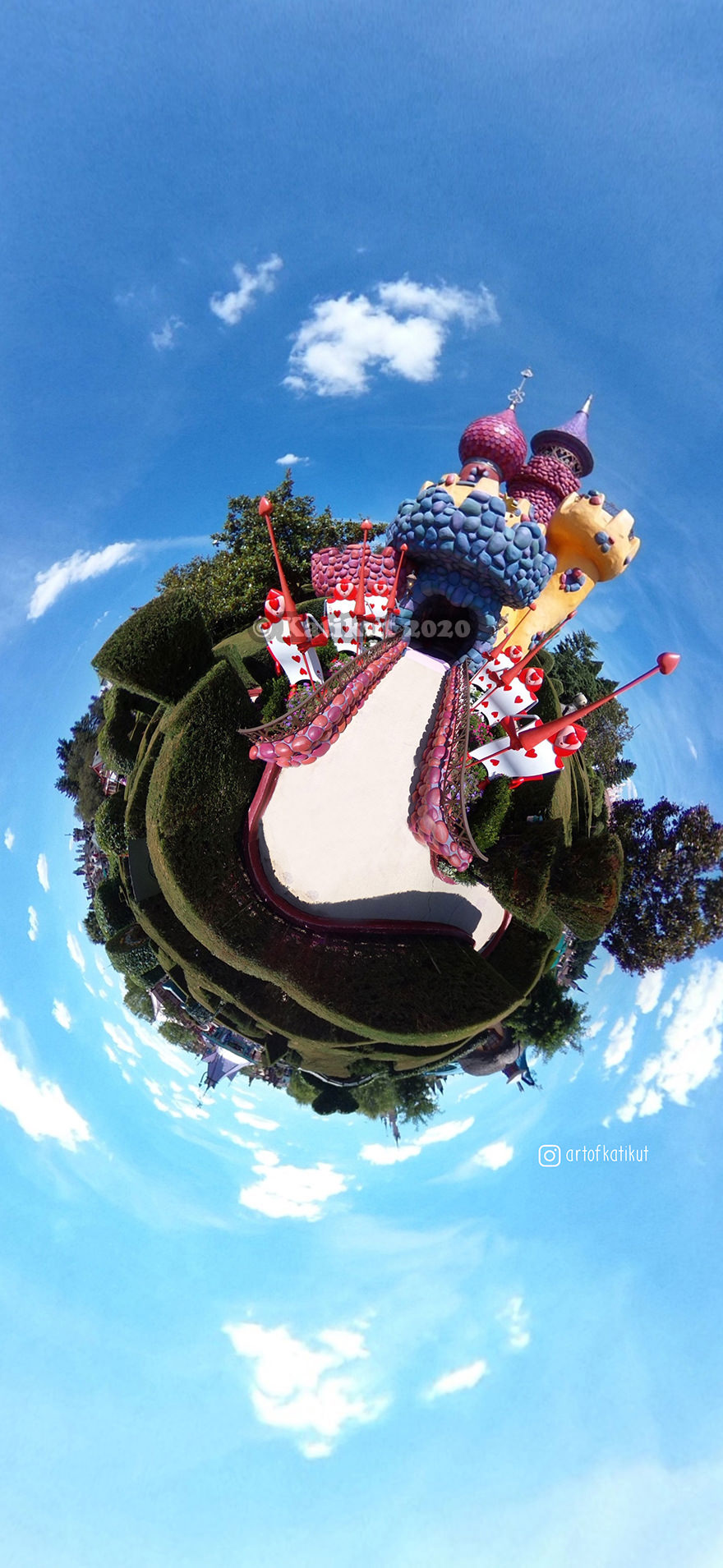 Planete disneyland Paris 360 Fisheye