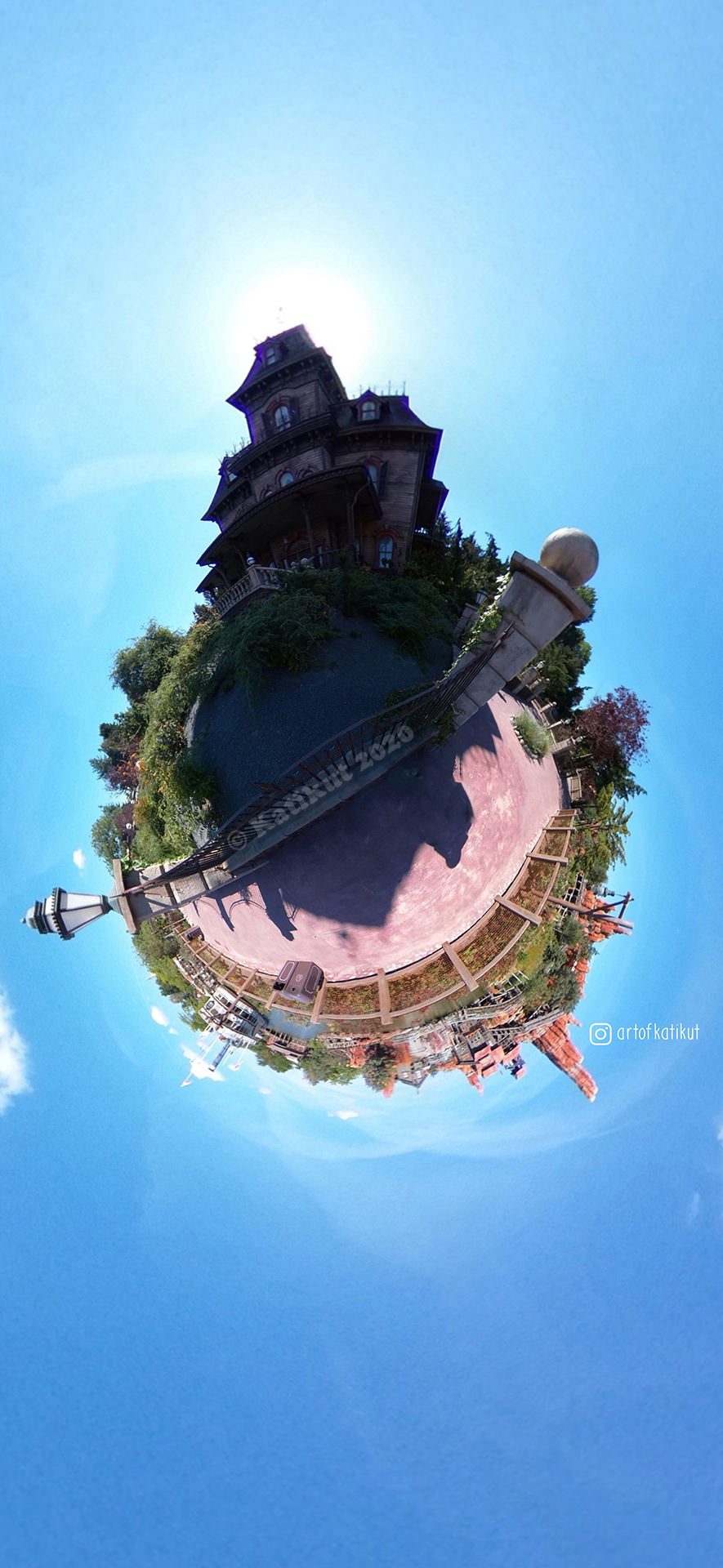 Planete disneyland Paris 360 Fisheye