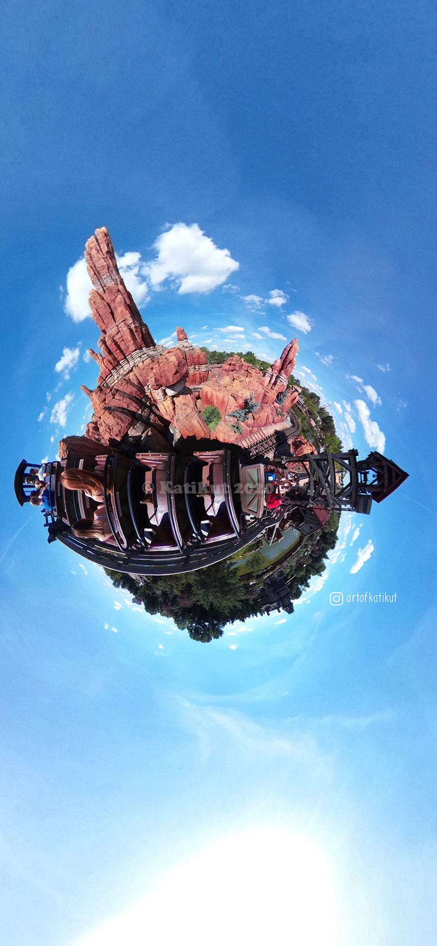 Planete disneyland Paris 360 Fisheye