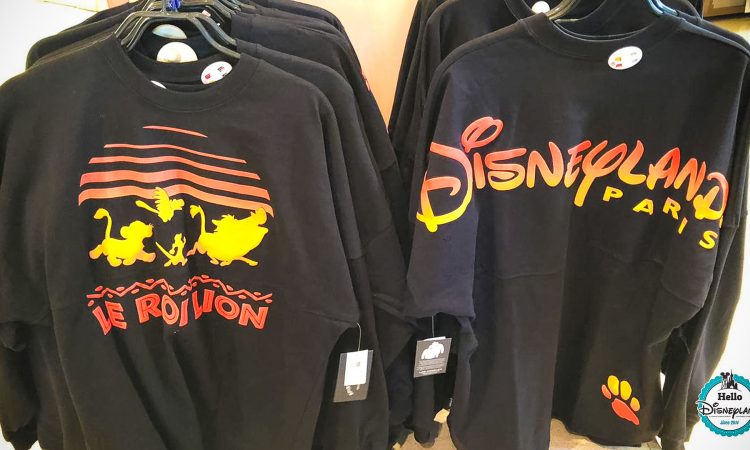 spirit jersey roi lion disneyland paris