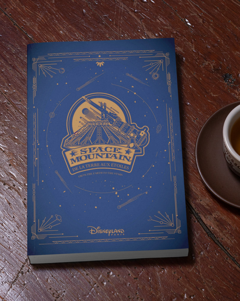 livre collector space mountain de la terre à la lune disneyland paris 2021