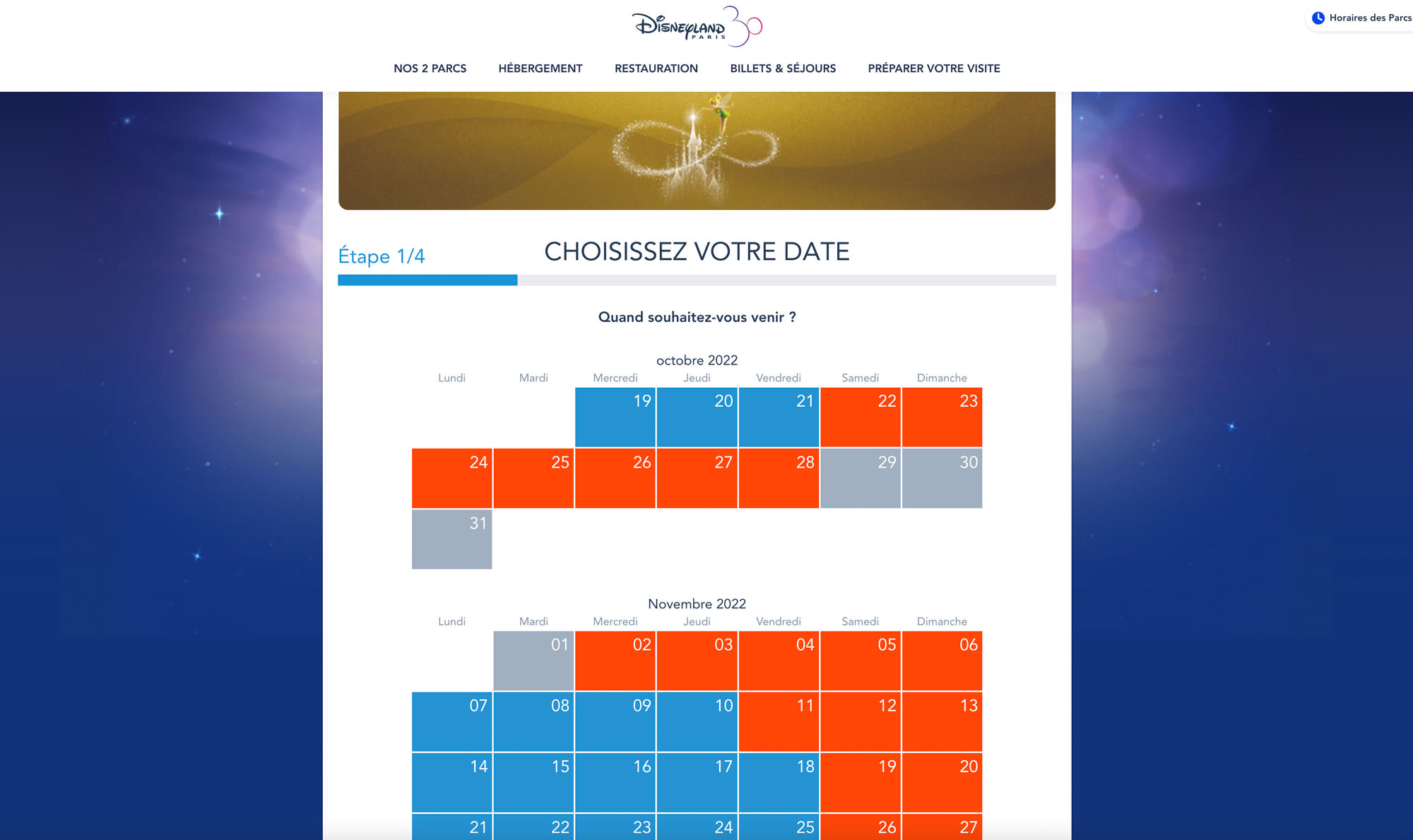Plateforme De Reservation Disney